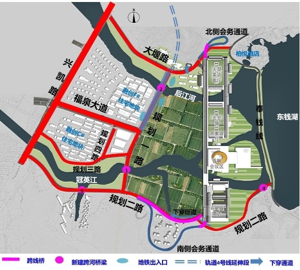 宁波国际会议中心配套道路工程顺利通过初步验收(图1)