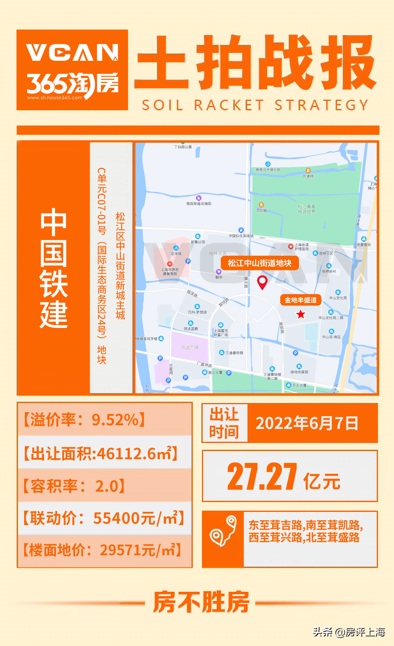 上海土拍第4日！松江趋热！最大赢家中铁建(图5)