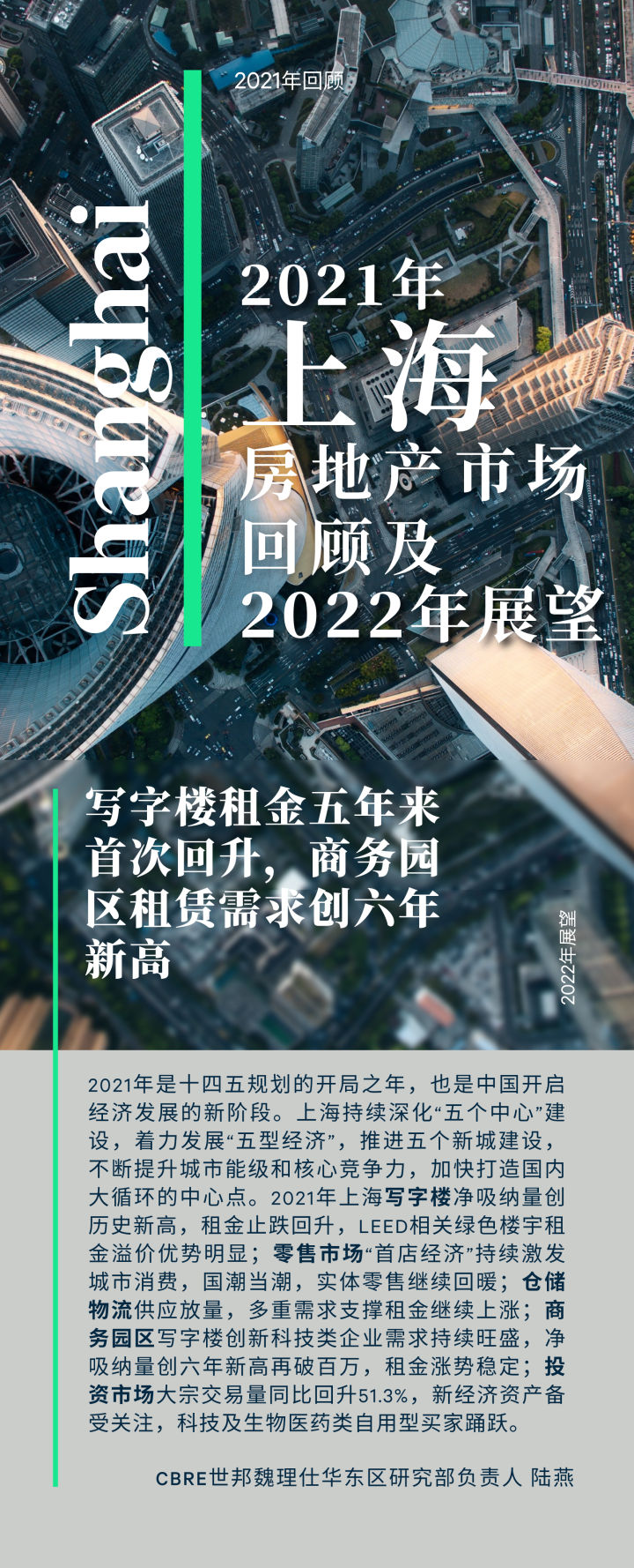 2021年上海房地产市场回顾与2022年